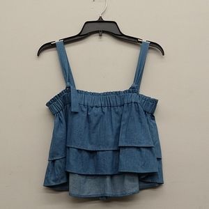 Eden Society Chambray Tank Top